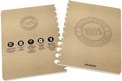 SCHRIFT ADOC BIO A4 LIJN 144 PAGINA'S 90GR KRAFT