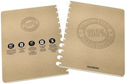 SCHRIFT ADOC BIO A4 RUIT 4X8MM 144 PAGINA'S 90GR KRAFT