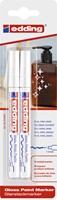 PAINTMARKER EDDING 751 OP OLIEBASIS 1-2MM WIT BLISTER À 2 STUKS