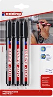 VILTSTIFT EDDING 300 ROND 1.5-3MM ZWART BLISTER À 3 STUKS