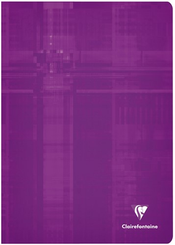 SCHRIFT CLAIREFONTAINE A4 LIJN 80 PAGINA'S 90GR ASSORTI-3
