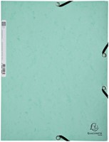 ELASTOMAP EXACOMPTA AQUAREL A4 3 KLEPPEN 400GR GLANSKARTON ASSORTI-3