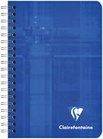 NOTITIEBOEK CLAIREFONTAINE A7+ 95X140 RUIT 5X5 100BLZ 90GR ASSORTI