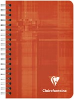 NOTITIEBOEK CLAIREFONTAINE A7+ 95X140 RUIT 5X5 100BLZ 90GR ASSORTI-1
