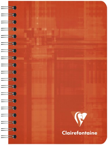 NOTITIEBOEK CLAIREFONTAINE A7+ 95X140 RUIT 5X5 100BLZ 90GR ASSORTI-1