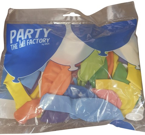 BALLONNEN UNI ASSORTIMENT  50 STUKS 30CM