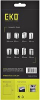 AFVALZAK EKO MDPE TYPE D MET TREKBAND 55X55CM 18-21L WIT ROL À 20 STUKS-3