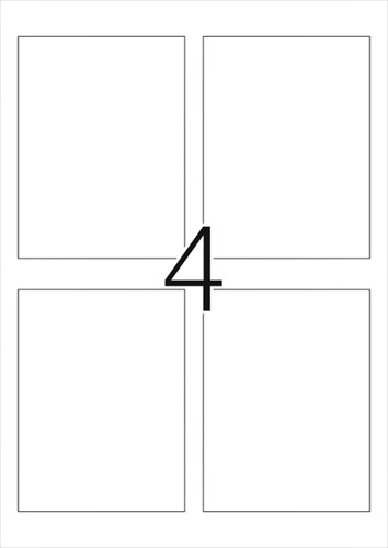 ETIKET HERMA FLESSEN 8882 90X120MM A4 GLOSSY WIT 40 STUKS-7