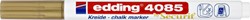 KRIJTSTIFT EDDING 4085 BY SECURIT ROND 1-2MM GOUD