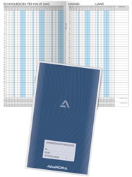 AANWEZIGHEIDSREGISTER AURORA 155X260MM NEDERLANDSTALIG 56 PAGINA'S