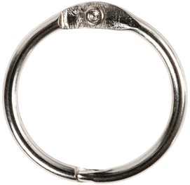 BOEKBINDERSRING CREATIV COMPANY 19MM ZILVER 10 STUKS-2