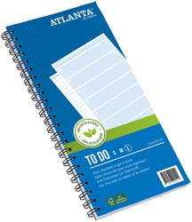 THINGS TO DO DJOIS ATLANTA RECYCLED PAPIER LARGE 297X150MM 100VEL 70GR BLAUW