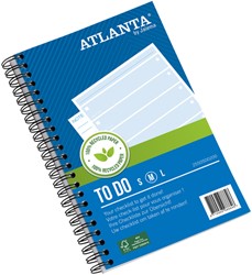 THINGS TO DO DJOIS ATLANTA RECYCLED PAPIER MEDIUM 195X135 100VEL 70GR BLAUW