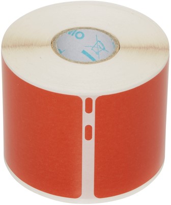 ETIKET DYMO LABELWRITER NAAMKAART 54X101MM 1 ROL Á 220 STUKS ROOD-2