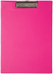 KLEMBORD MAUL A4 STAAND PVC NEON ROZE