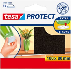 BESCHERMVILT TESA® PROTECT ANTI-KRAS  80X100MM BRUIN