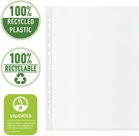 SHOWTAS ESSELTE RECYCLE PP A4 70? 11-GAATS TRANSPARANT 100 STUKS-3