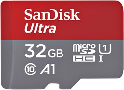 GEHEUGENKAART SANDISK MICRO SDHC ULTRA ANDROID 32GB 120MB/S CLASS 10 A1