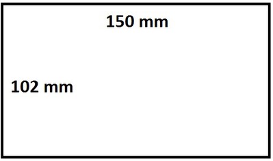 LABELETIKET IEZZY ZEBRA 800740-605 102X150MM 76MM WIT PERMANENT 900ST-2
