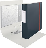 ORDNER LEITZ COSY ACTIVE 180° 82MM PP A4 FLUWEEL GRIJS-3