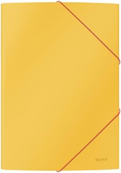 ELASTOMAP LEITZ COSY A4 3-KLEPS GEEL