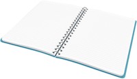 NOTITIEBOEK LEITZ COSY B5 160BLZ 100GR SPIRAAL LIJN BLAUW-1