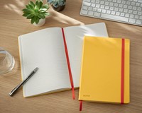 NOTITIEBOEK LEITZ COSY B5 160BLZ 100GR SPIRAAL LIJN GEEL-2