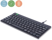 TOETSENBORD R-GO ERGONOMISCH COMPACT BREAK QWERTY ZWART