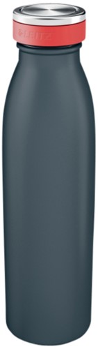 DRINKFLES LEITZ COSY GEÏSOLEERD FLUWEEL GRIJS 500ML
