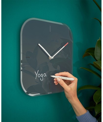 WANDKLOK LEITZ COSY GRIJS GLAS-3