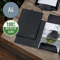 DOSSIERMAP LEITZ RECYCLE A4 3-KLEPS KARTON ZWART-2