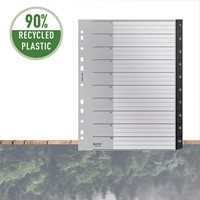 TABBLAD LEITZ RECYCLE A4 11-GAATS 1-10 EXTRA BREED PP-3