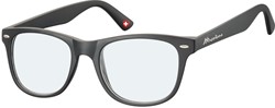 LEESBRIL MONTANA +3.00 DPT BLUE LIGHT FILTER ZWART