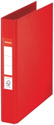 RINGBAND ESSELTE VIVIDA A5 42MM 30% GERECYCLED PP FOLIE ROOD