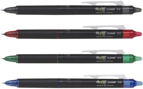 ROLLERPEN PILOT FRIXION SYNERGY POINT CLICKER FIJN ZWART-2