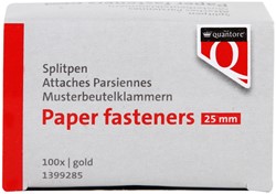 SPLITPEN QUANTORE 25MM 100 STUKS GOUD
