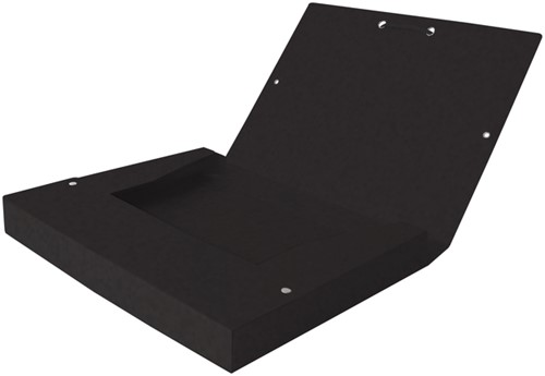 ELASTOBOX OXFORD TOP FILE+ A4 25MM ZWART-2