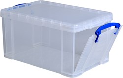 OPBERGBOX REALLY USEFUL 14 LITER 395X255X210MM TRANSPARANT WIT