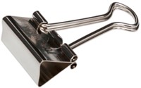 PAPIERKLEM MAUL 215 FOLDBACK 19MM CAPACITEIT 7MM ZILVER 12 STUKS-3