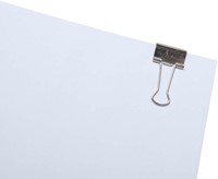 PAPIERKLEM MAUL 215 FOLDBACK 19MM CAPACITEIT 7MM ZILVER 12 STUKS-3