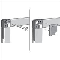 WHITEBOARD NOBO ESSENCE 45X60CM STAAL-9