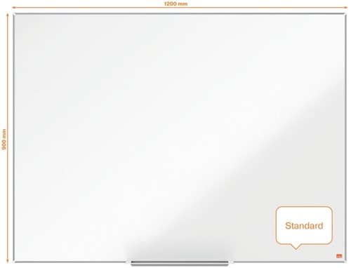 WHITEBOARD NOBO IMPRESSION PRO 90X120CM STAAL-8
