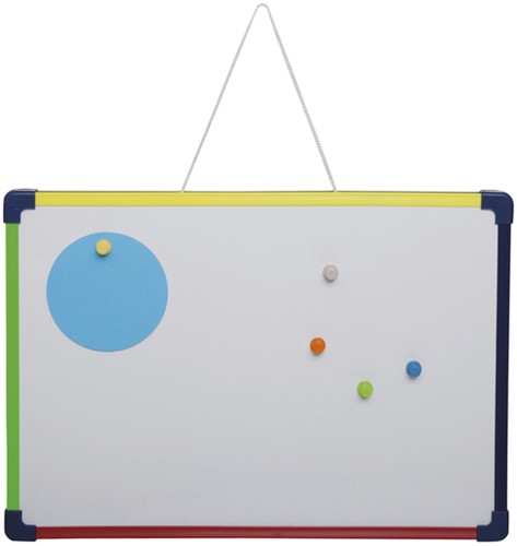 WHITEBOARD MAUL 24X35CM 2-ZIJDIG BESCHRIJF- WISBAAR MAGNETISCH STAAL-3