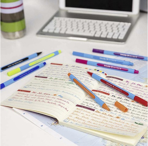 BALPEN SCHNEIDER SLIDER EDGE EXTRA BREED ASSORTI ETUI À 6 STUKS-1