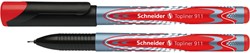 FINELINER SCHNEIDER TOPLINER 911 0.4MM ROOD