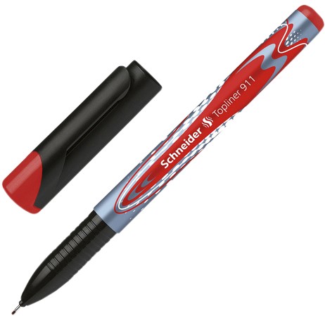 FINELINER SCHNEIDER TOPLINER 911 0.4MM ROOD-3
