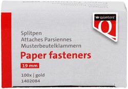SPLITPEN QUANTORE 19MM 100 STUKS GOUD