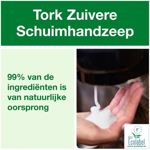 HANDZEEP TORK S4 PREMIUM SCHUIM 1000ML CLARITY 520201-3