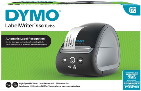 LABELPRINTER DYMO LABELWRITER 550 TURBO DESKTOP ZWART-2