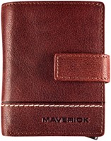 KAARTHOUDER MAVERICK ROUGH GEAR SUPER COMPACT RFID LEER BRUIN